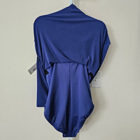 MAGICSUIT Navy Blue Parker Underwire Tummy Control Convertible Swim Dress Sz 12 - Picture 9 of 16